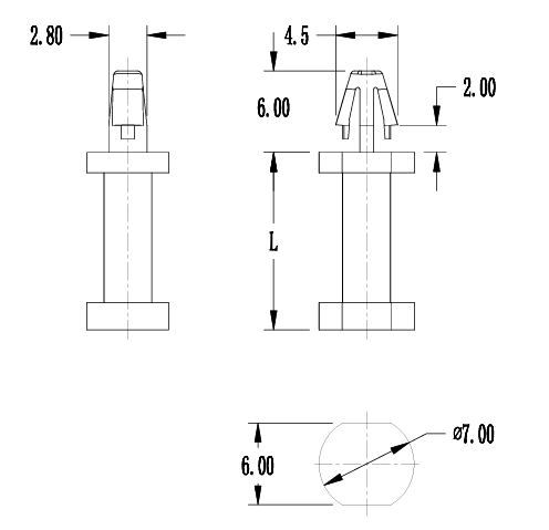 PCB Standoff DCB-13